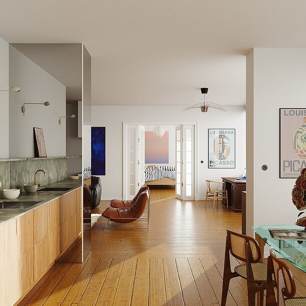 Açık Plan Loft & Sanatsal Yaşam Alanı